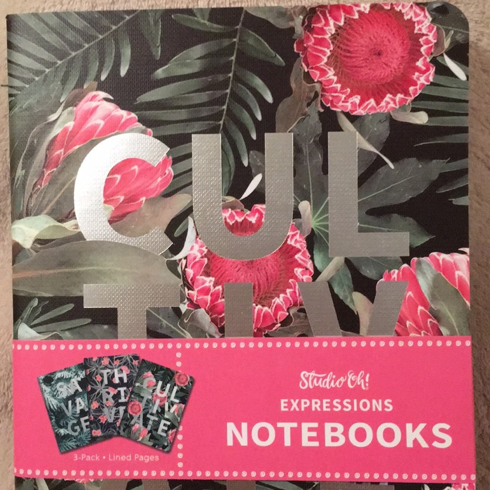 Studio Oh Expressions 3 Notebook Set NWT - Picture 2 of 8